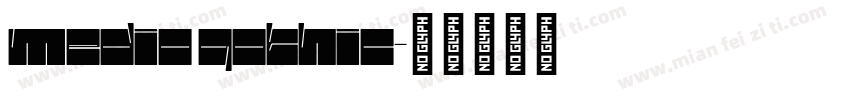 medio gothic字体转换